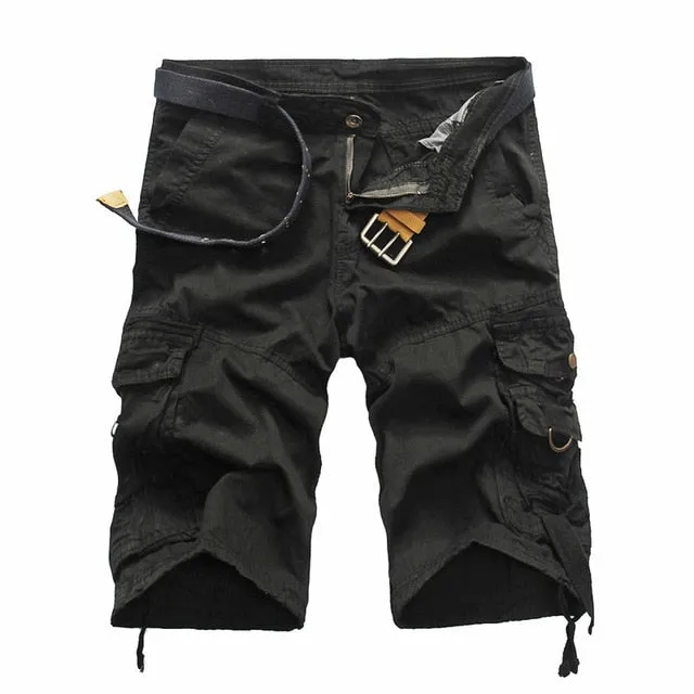 West Louis Men's Comfortable Camo Cargo Shorts