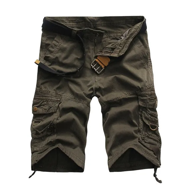 West Louis Men's Comfortable Camo Cargo Shorts