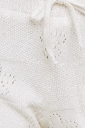 White Long Sleeve Spring  Sweater