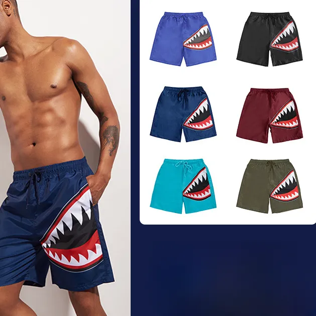 Wholesale Men's Pants Quick Dry Light Loose Fit Solid Color With Lining Swimwear