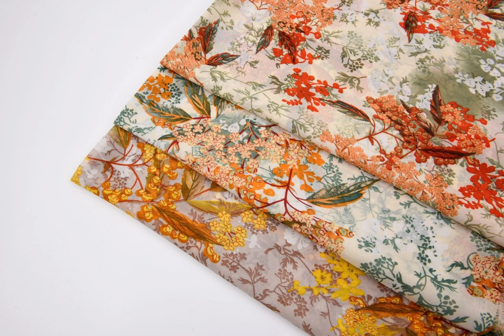 Wild Flower Waltz Chiffon Georgette Digital Print Fabric - #269
