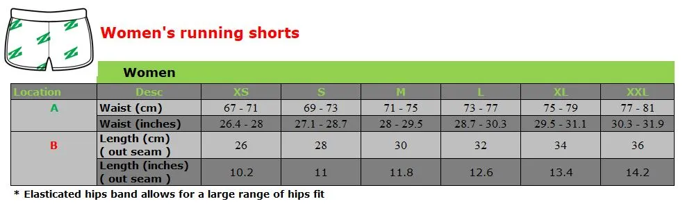 Women's Camo Printed Running Shorts