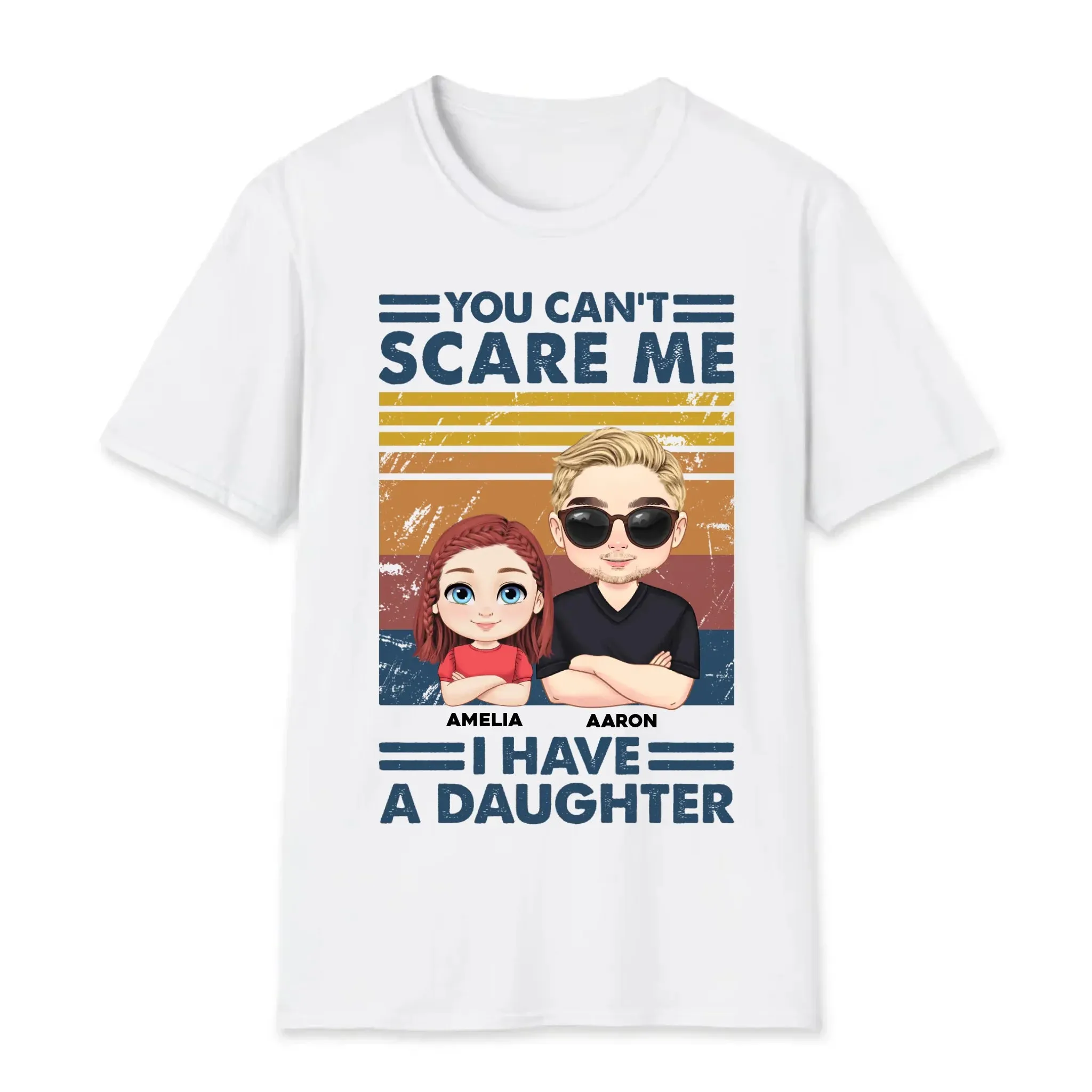 You Can't Scare Me - Personalized Family T-Shirt