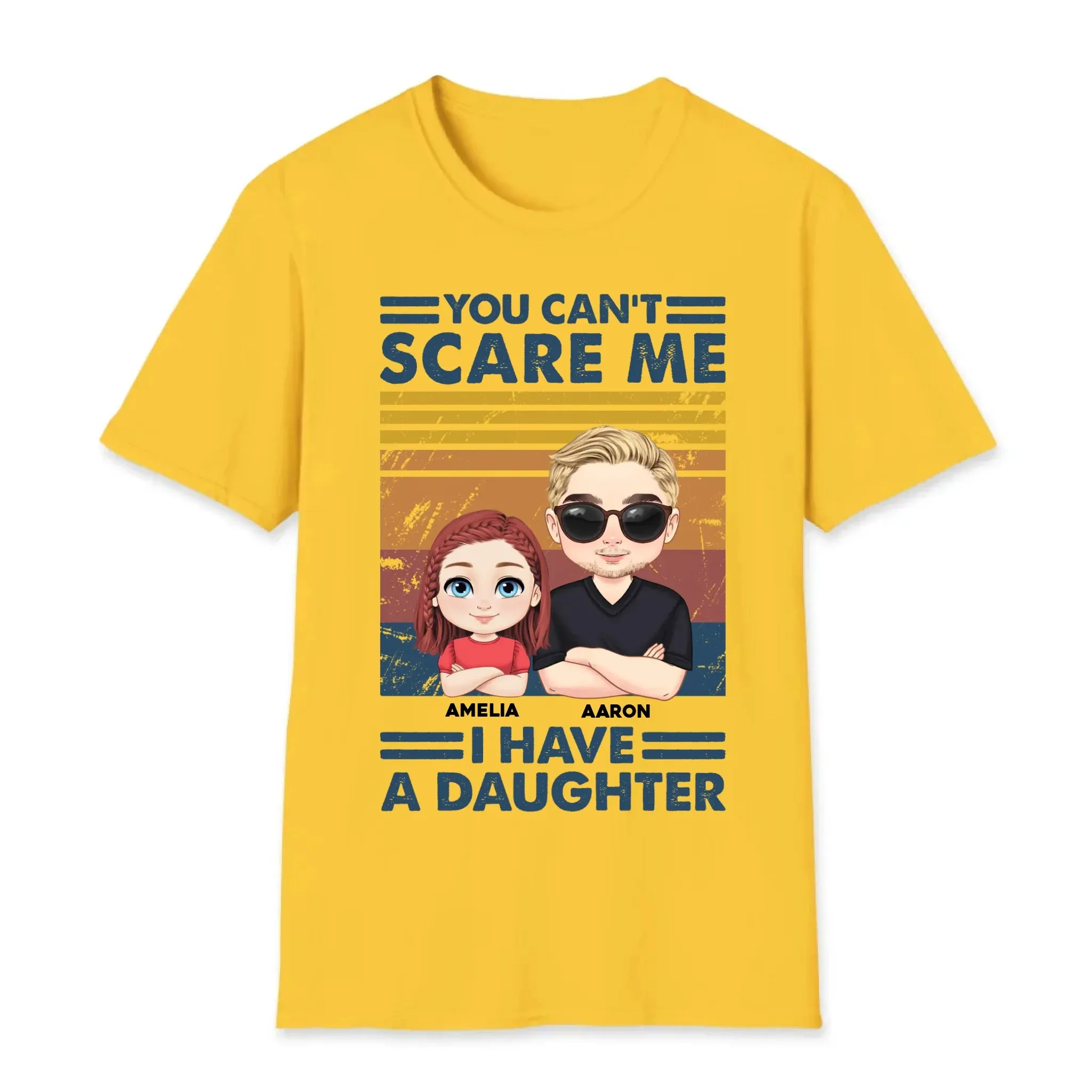 You Can't Scare Me - Personalized Family T-Shirt