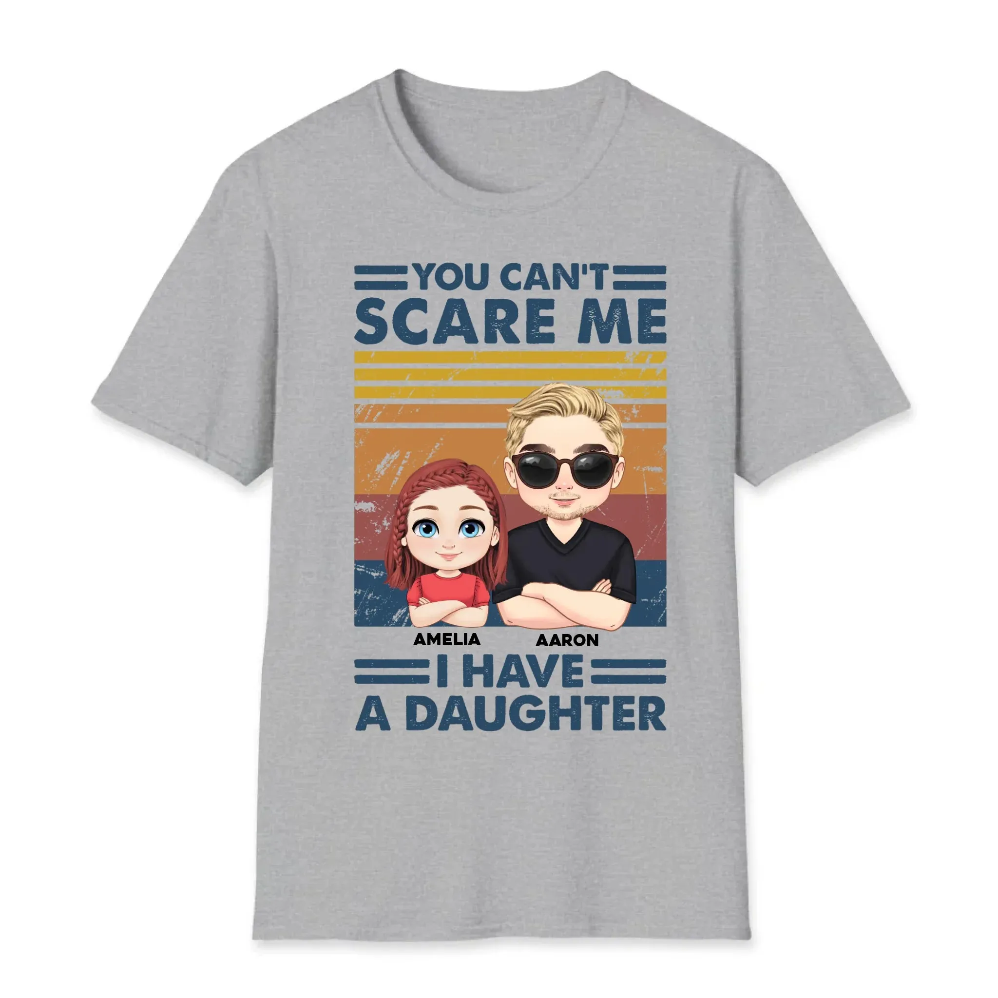 You Can't Scare Me - Personalized Family T-Shirt