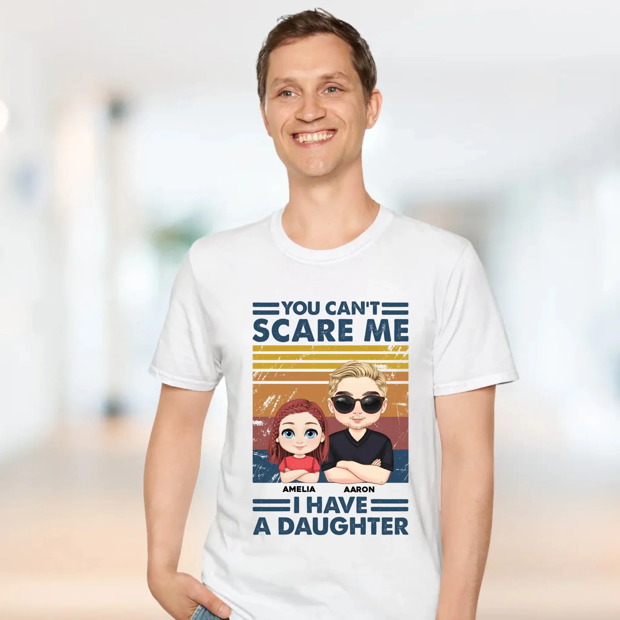 You Can't Scare Me - Personalized Family T-Shirt