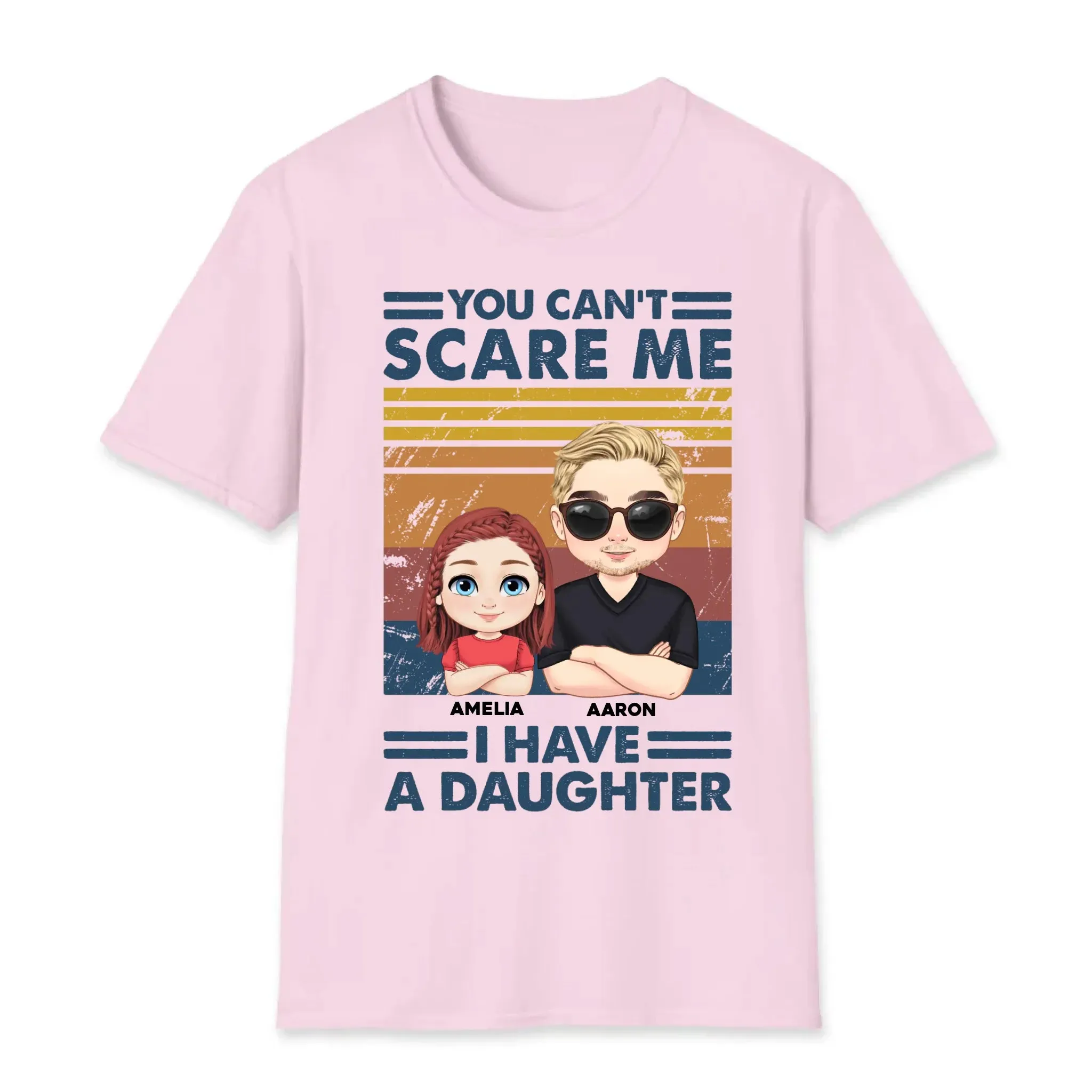 You Can't Scare Me - Personalized Family T-Shirt