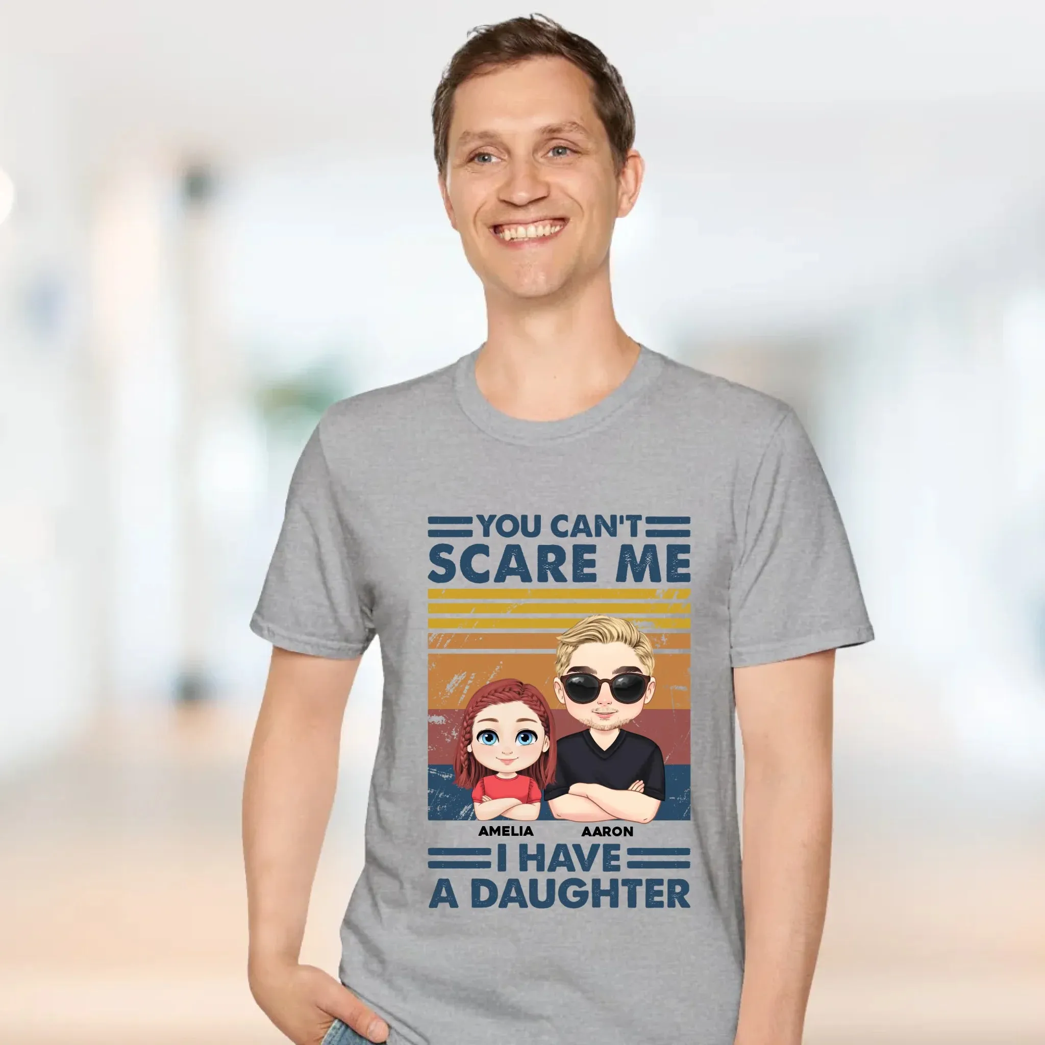 You Can't Scare Me - Personalized Family T-Shirt
