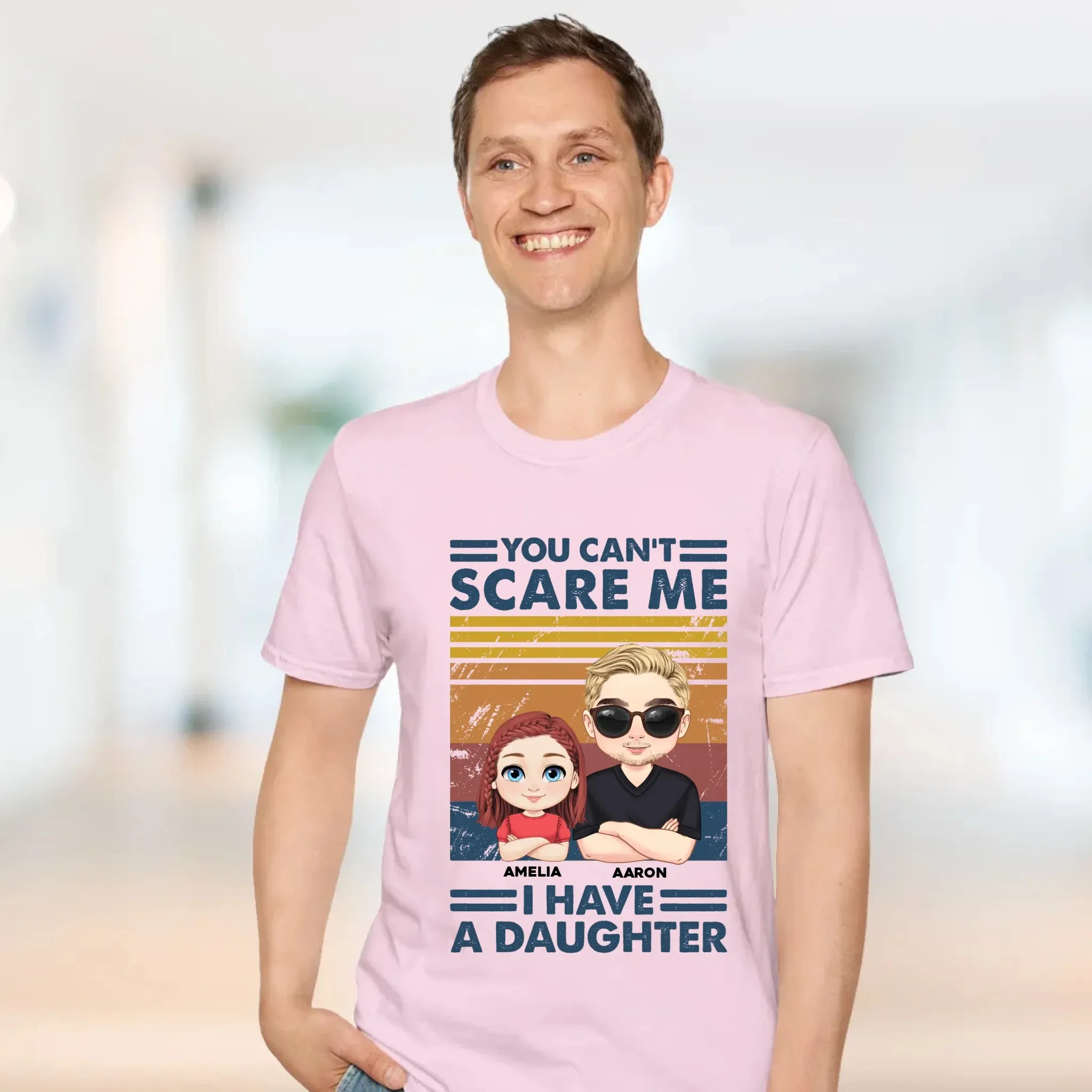 You Can't Scare Me - Personalized Family T-Shirt