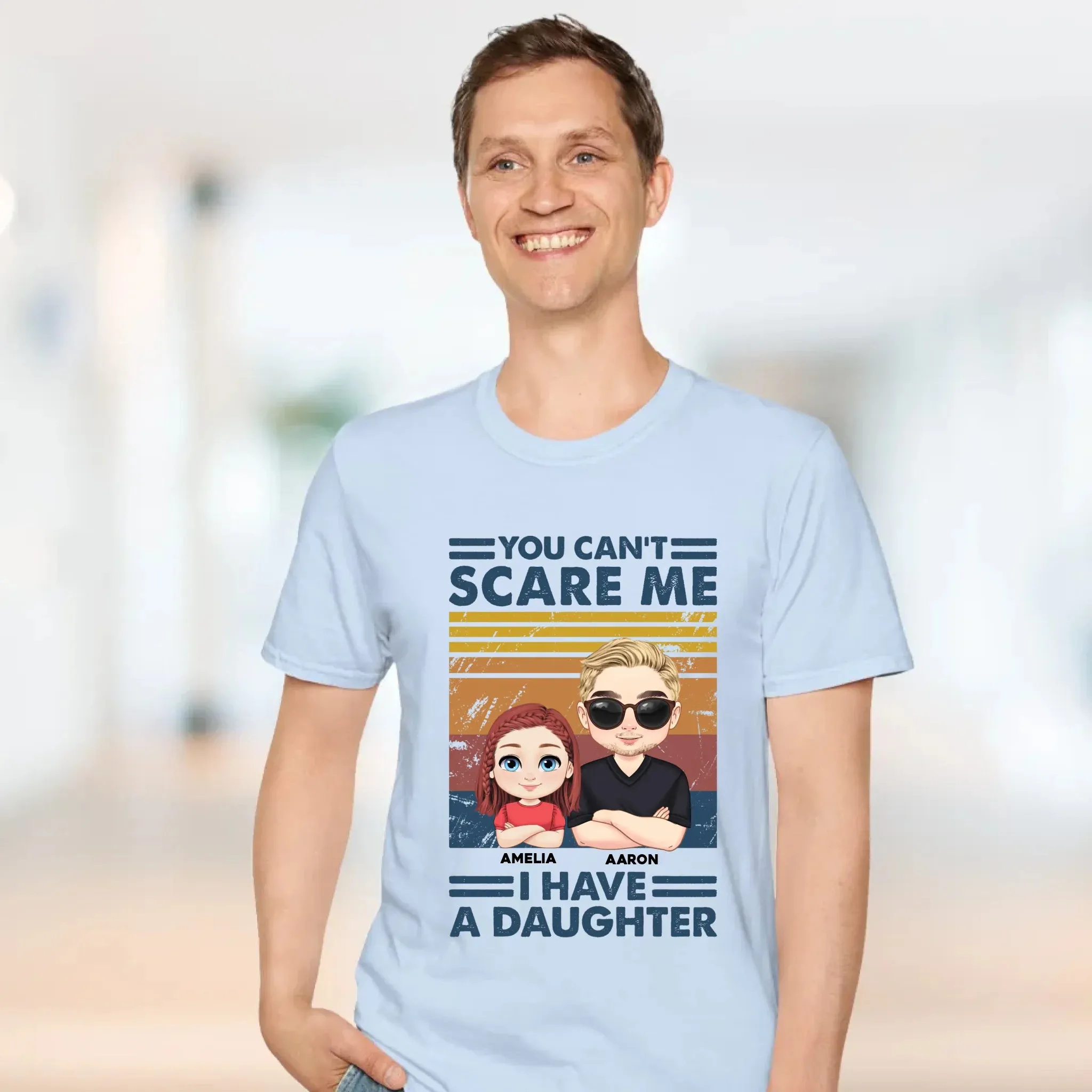 You Can't Scare Me - Personalized Family T-Shirt