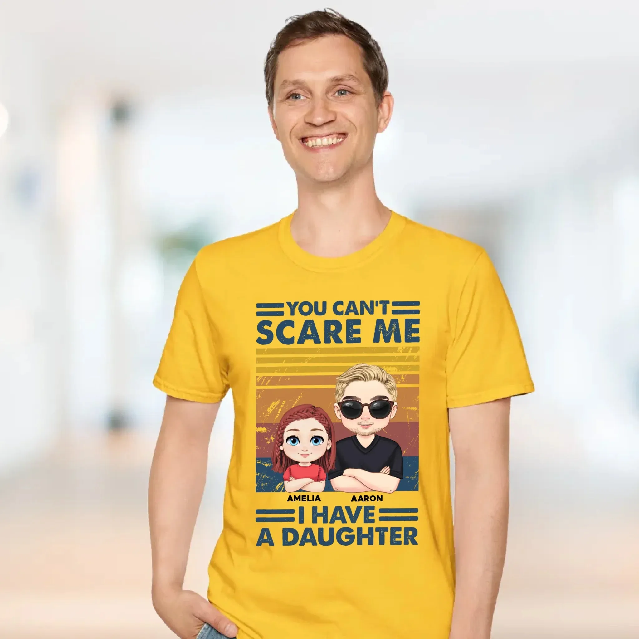 You Can't Scare Me - Personalized Family T-Shirt