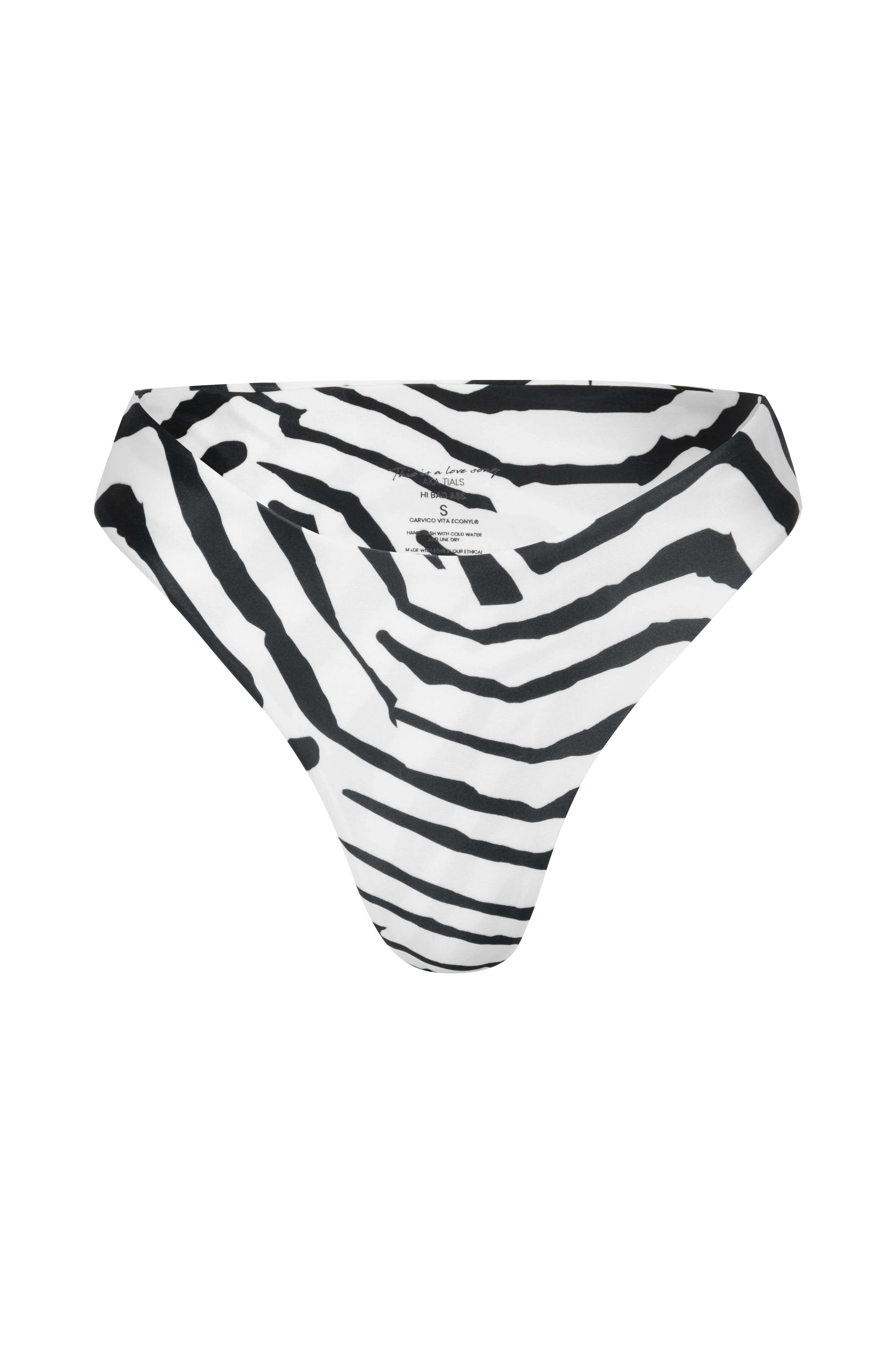 Zephyr Cheeky Bikini Bottom Tiger Print